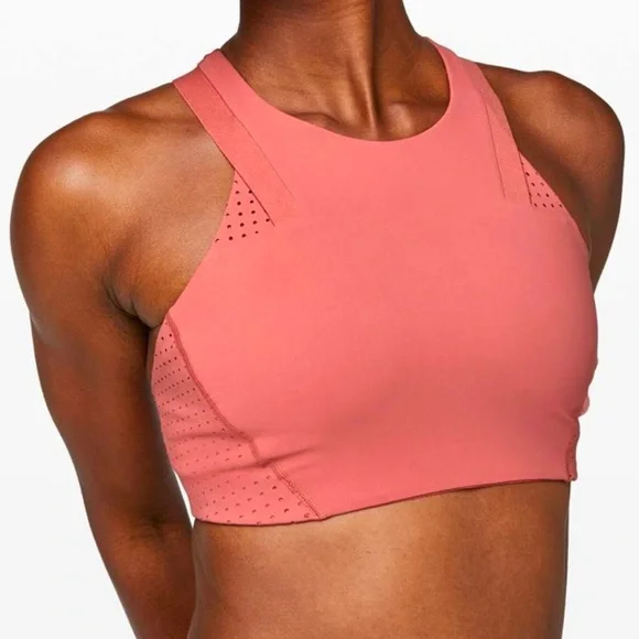 Lululemon Bootcamp Ready Bra Rustic Coral Size 6 - Picture 2 of 6